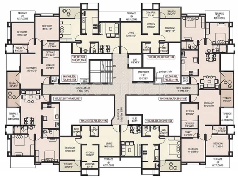  elite-homes Images for Cluster Plan of DNV Builders Elite Homes