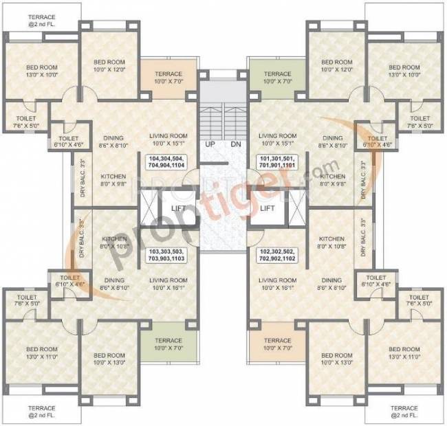 Images for Cluster Plan of Tyagi Uttam Townscapes Elite