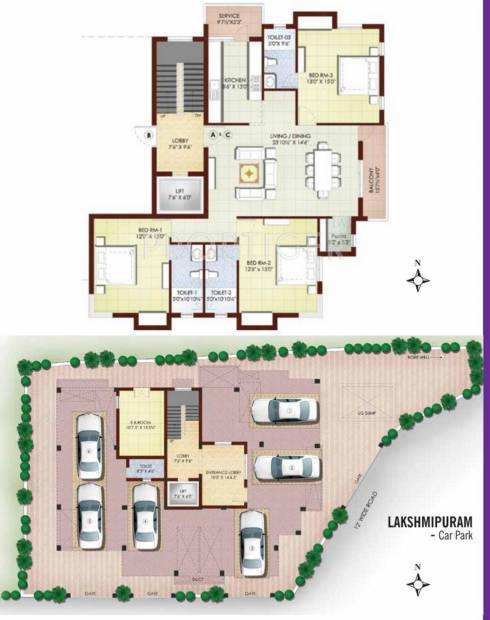 Images for Cluster Plan of Kgeyes Residency Lakshimpuram