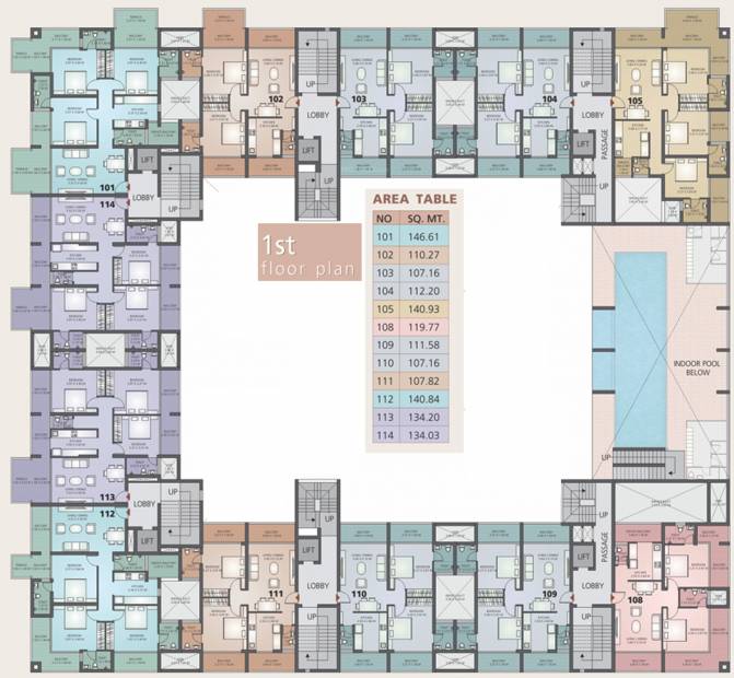  elements Images for Cluster Plan of Shantilal Elements