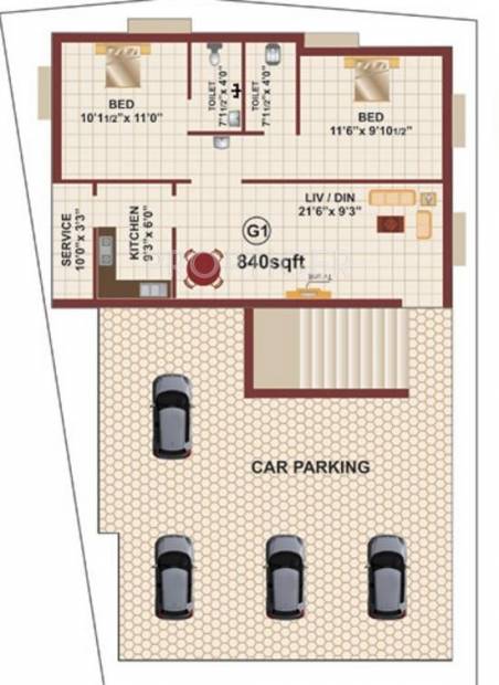 Images for Cluster Plan of RB Foundations Bagyalakshmi Enclave