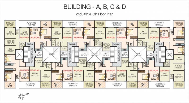  shivdarshan Building- A Cluster Plan