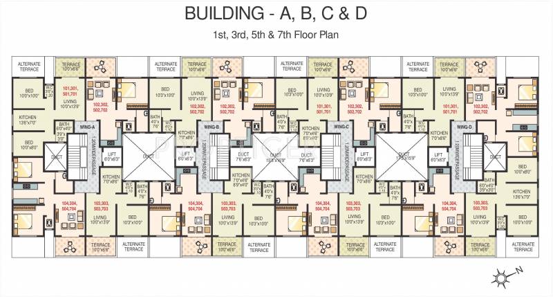 shivdarshan Building- A Cluster Plan