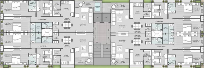Images for Cluster Plan of Aashka Floret