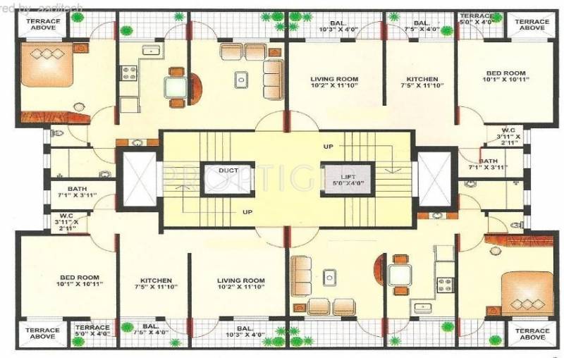 Images for Cluster Plan of Immaculate Mountain View Residency