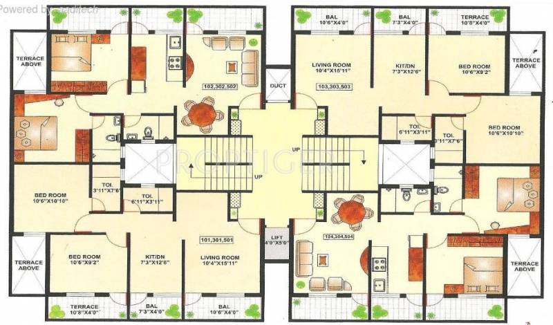 Images for Cluster Plan of Immaculate Mountain View Residency