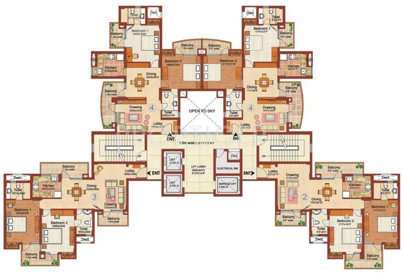 Images for Cluster Plan of Parsvnath Preston