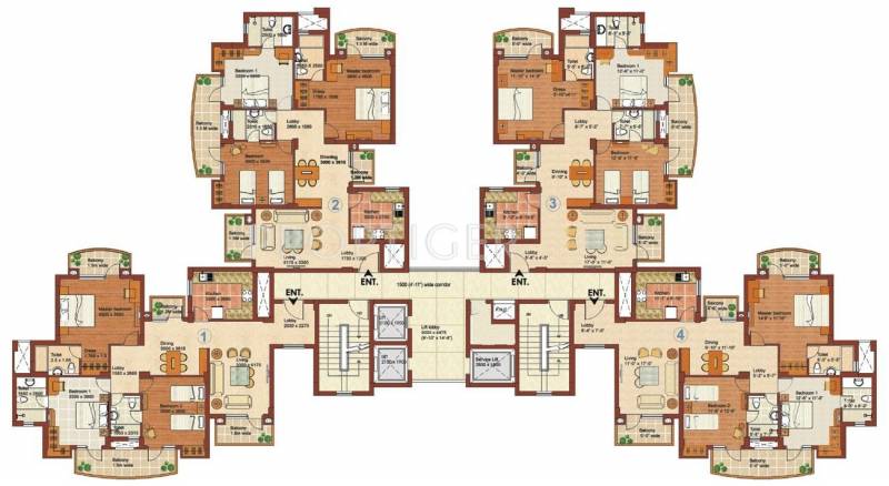 Images for Cluster Plan of Parsvnath Preston