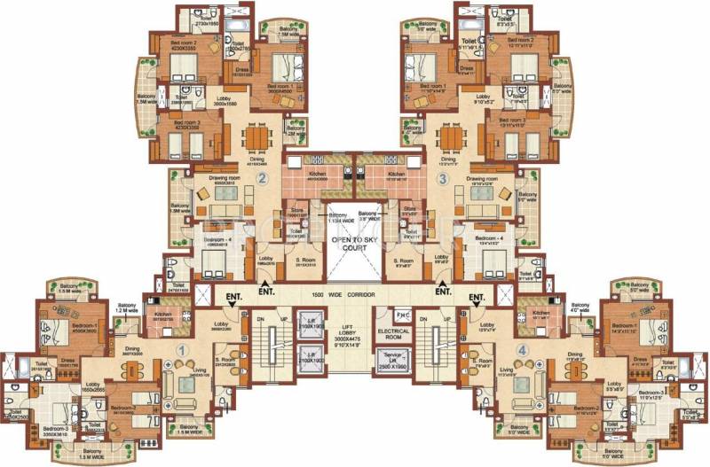 Images for Cluster Plan of Parsvnath Preston