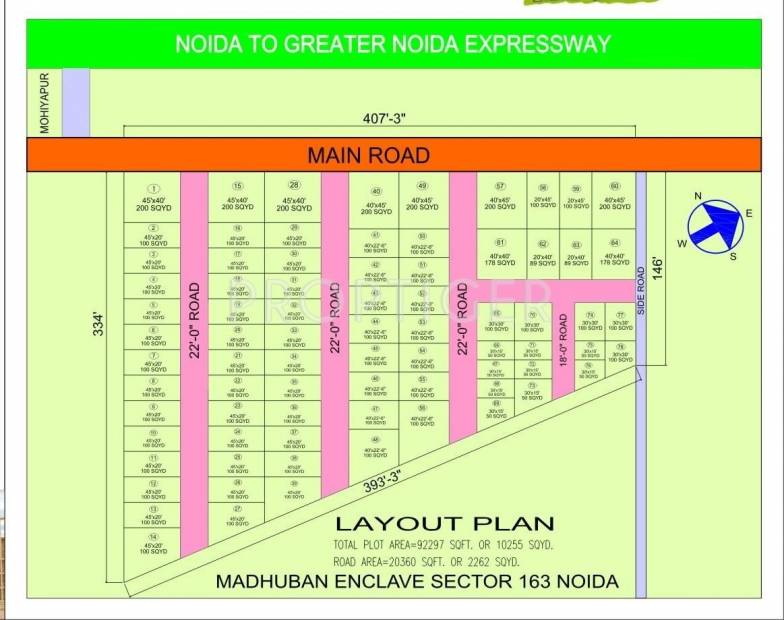 Images for Layout Plan of Srishti Madhuban Enclave