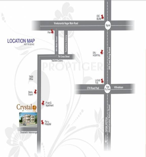  crystal Location Plan