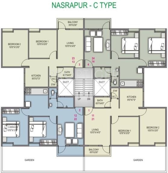 Images for Cluster Plan of Swapnalok Swapnalok Township