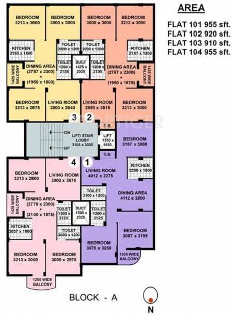 Images for Cluster Plan of Mayfair Palms