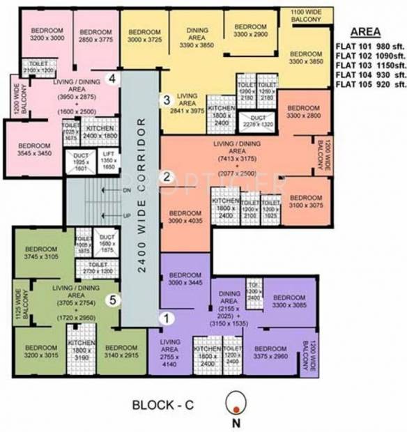 Images for Cluster Plan of Mayfair Palms