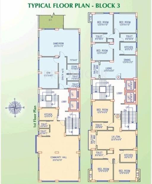  gardenia Block 3 Cluster Plan