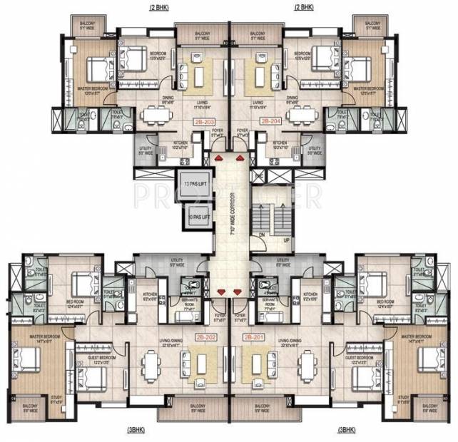  arista Tower 2A Cluster Plan