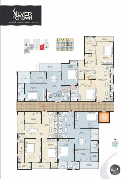 Images for Cluster Plan of Vardhman Silver Crown