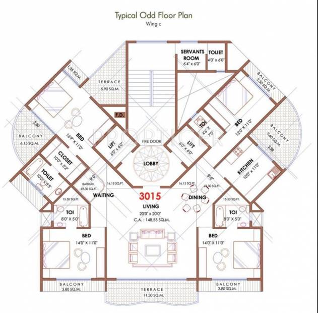 Images for Cluster Plan of Akshar Sai Radiance