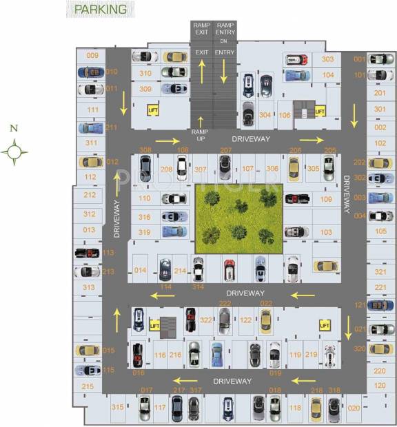  kalpavruksha BLOCK B Cluster Plan