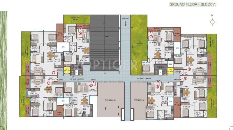  kalpavruksha BLOCK A Cluster Plan