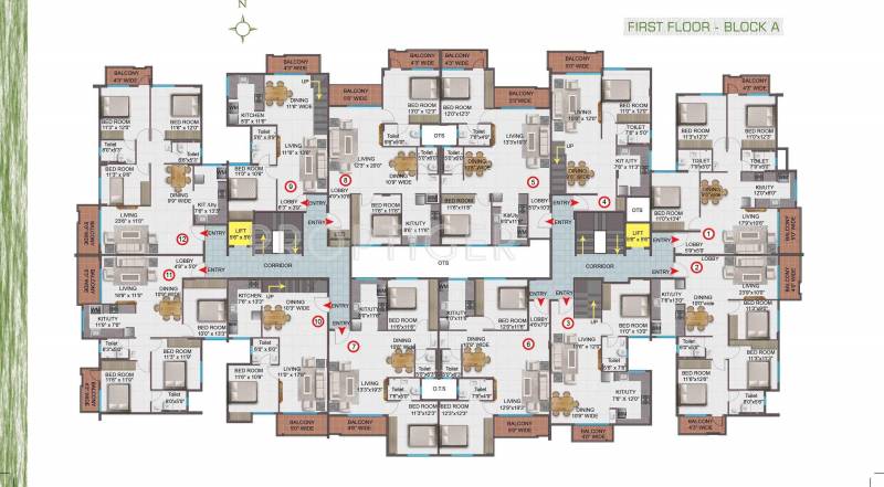  kalpavruksha BLOCK B Cluster Plan