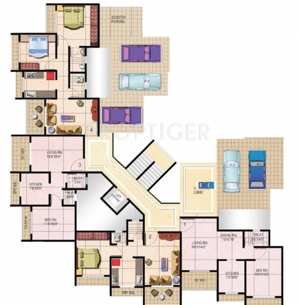 Images for Cluster Plan of Mohan Group Valley