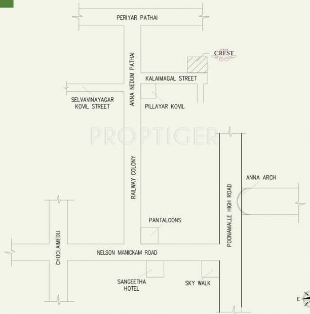 Images for Location Plan of Colorhomes Crest