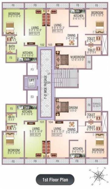 Images for Cluster Plan of Ekdant Ekdant Apartment
