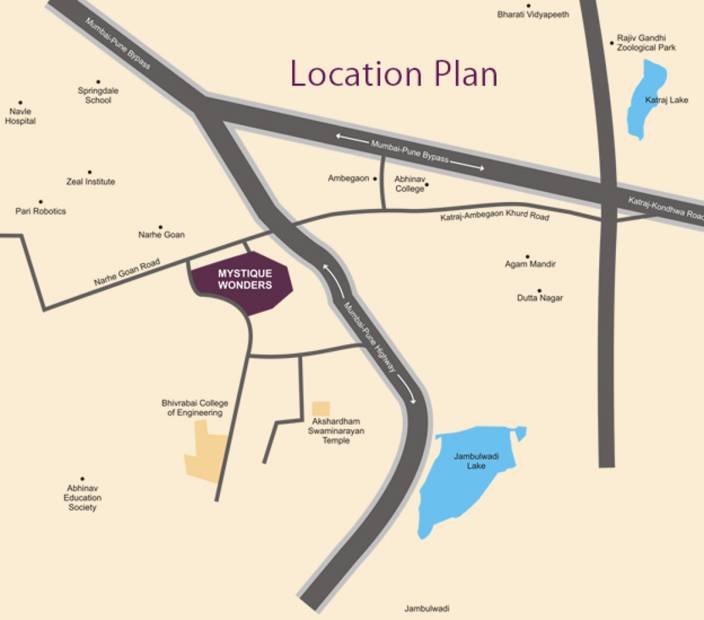 Images for Location Plan of Dhankawade Mystique Wonders