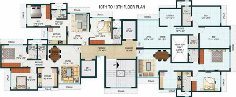 Images for Cluster Plan of Romell Trimurti