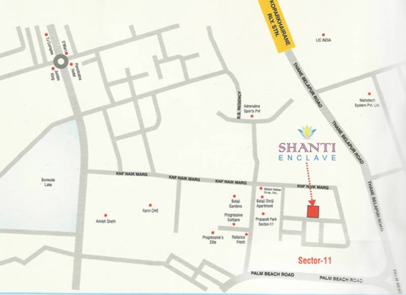 Images for Location Plan of Marvel Developers Mumbai Shanti Enclave
