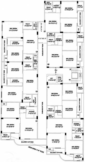 Images for Cluster Plan of Dreamz Hardik Tower 1