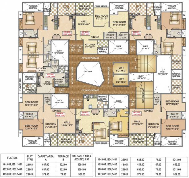 Images for Cluster Plan of Opulent Sheetal Square