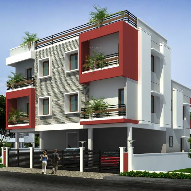 Images for Elevation of MSP Homes Chennai Sri Raghavendra
