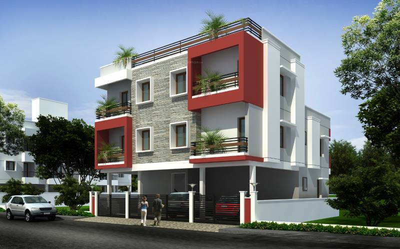 Images for Elevation of MSP Homes Chennai Sri Raghavendra
