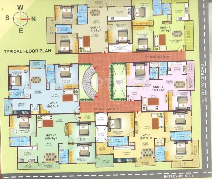 Images for Cluster Plan of VSM Constructions Gangothri Sapthagiri Pearl