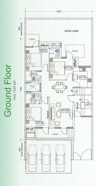 Images for Cluster Plan of Ansal Mulberry Homes