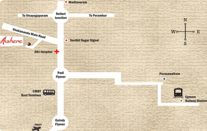 Images for Location Plan of KVR Builders Akshara