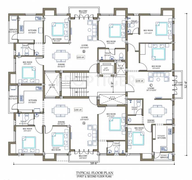Images for Cluster Plan of Pushkar Divya Nilayam