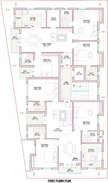Images for Cluster Plan of Subiksha Trinity