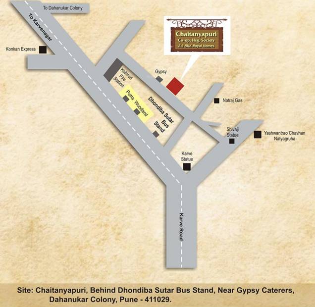 Images for Location Plan of Icon Chaitanyapuri CHS