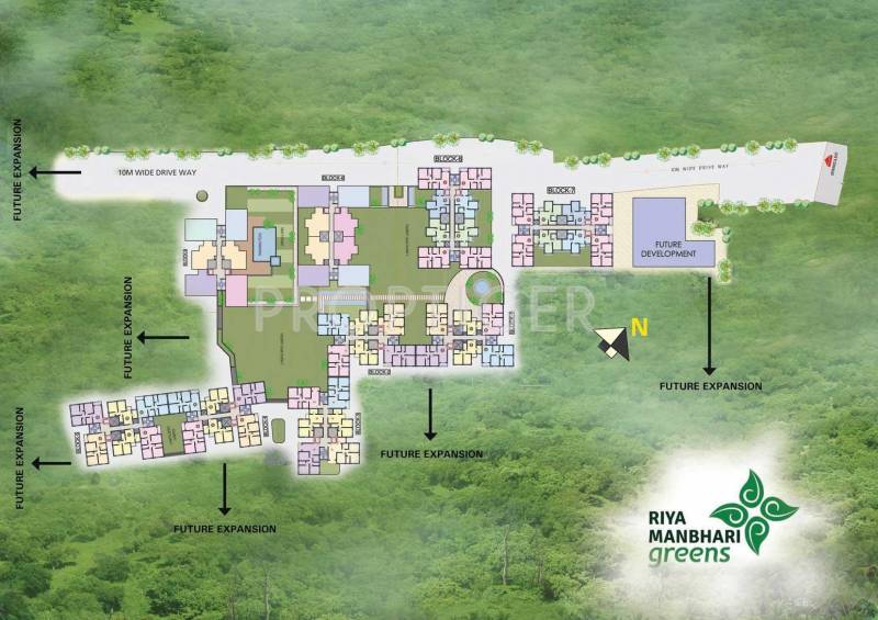  greens Images for Layout Plan of Riya Manbhari Greens