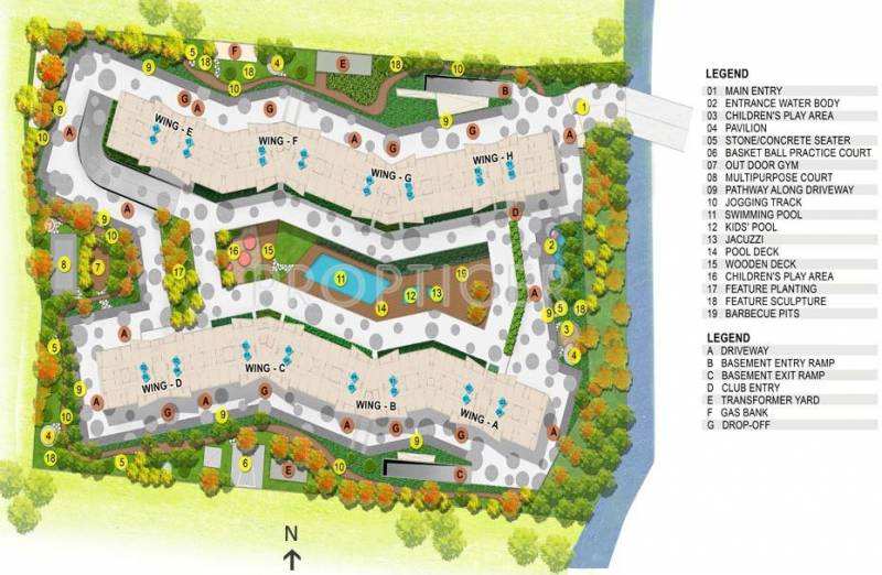  lithos Images for Site Plan of Mantri Lithos
