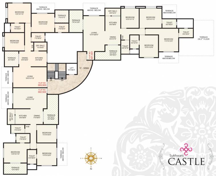 Images for Cluster Plan of B Sukhwani Builders Castle