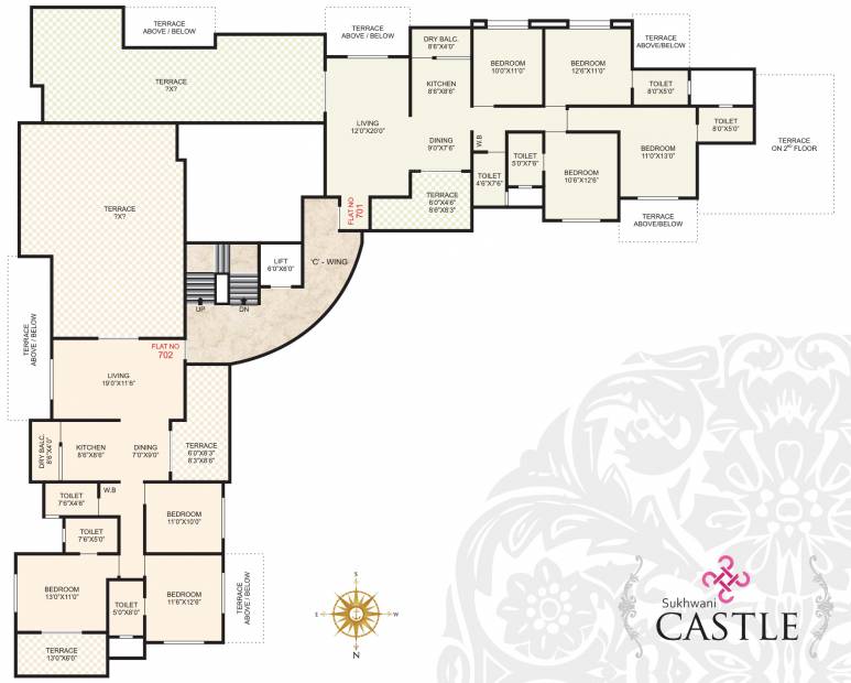 Images for Cluster Plan of B Sukhwani Builders Castle