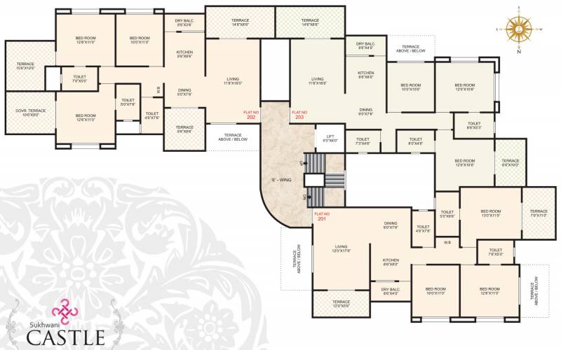 Images for Cluster Plan of B Sukhwani Builders Castle