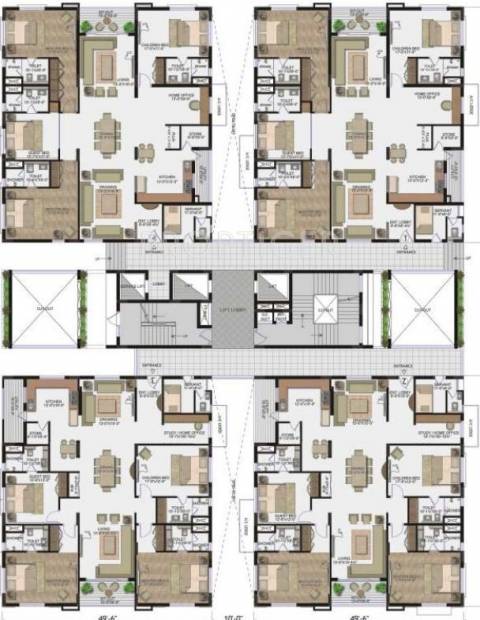  welkin-park Tower A Cluster Plan