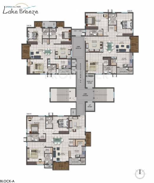Images for Cluster Plan of Aparna Hill Park Lake Breeze