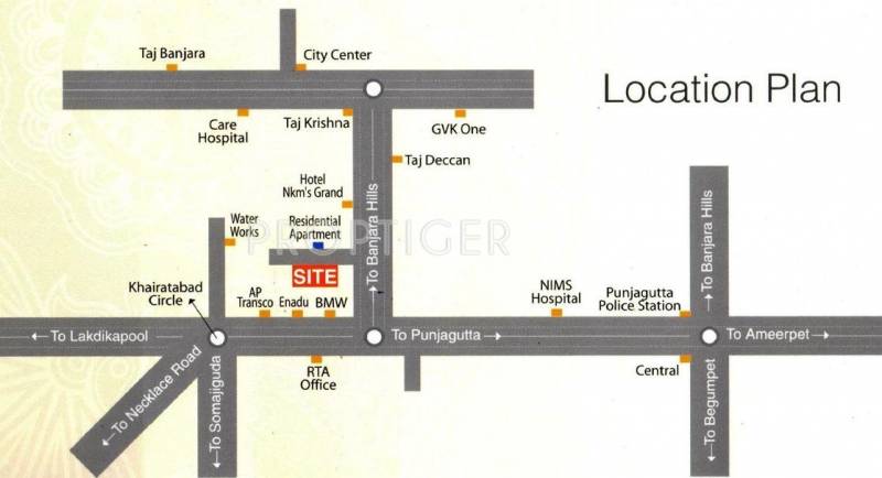 KPC Krishnaveni Location Plan