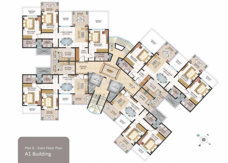  downtown Images for Cluster Plan of Kolte Patil Downtown